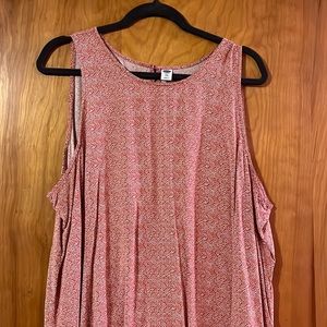 Pink/orange dress from old navy, size xxl. Like new